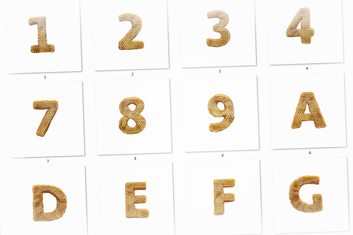 Honeycomb - 3D Lettering