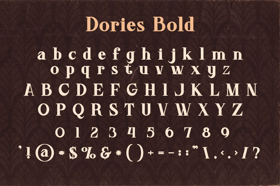 Dories Bold - Free Font