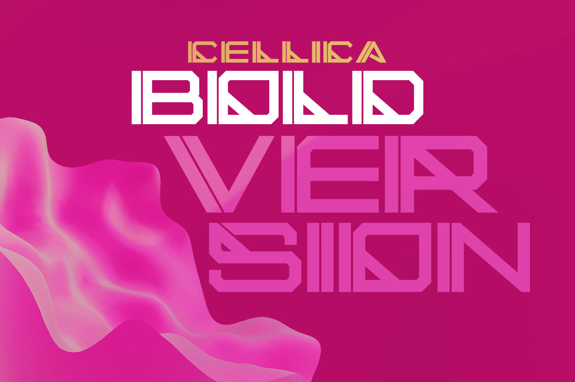 Cellica Bold - Free Font