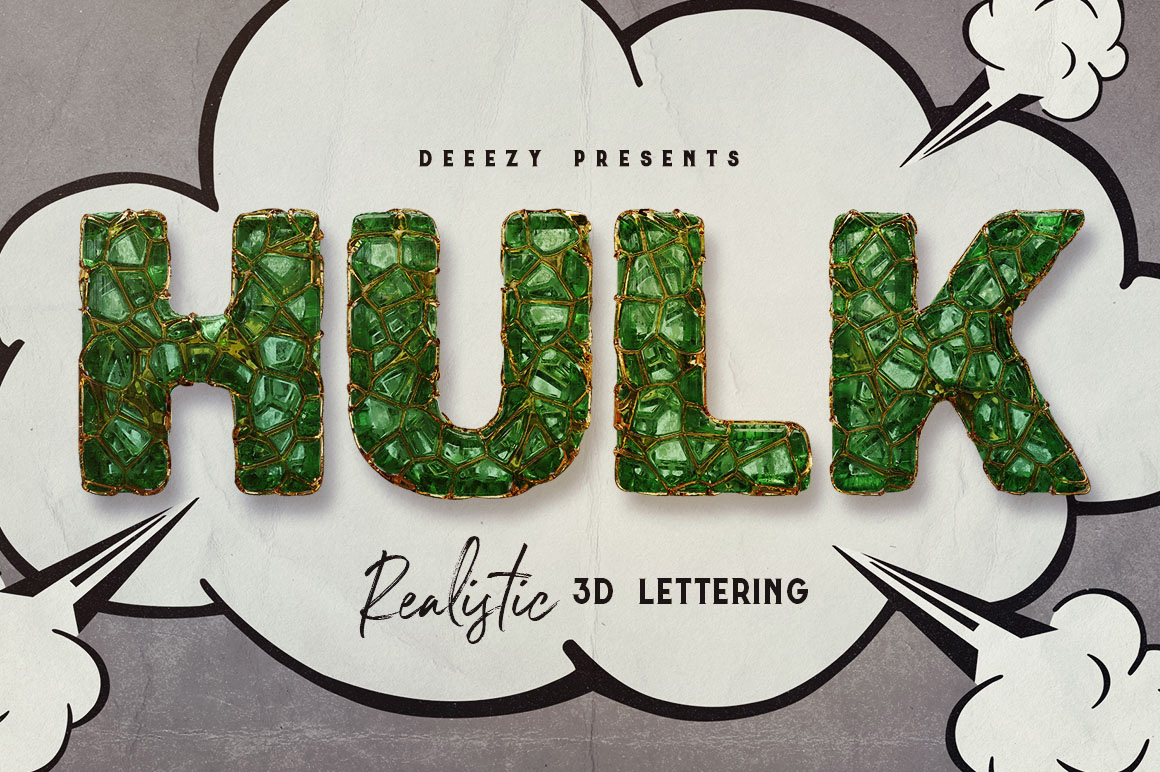 Hulk - 3D Lettering