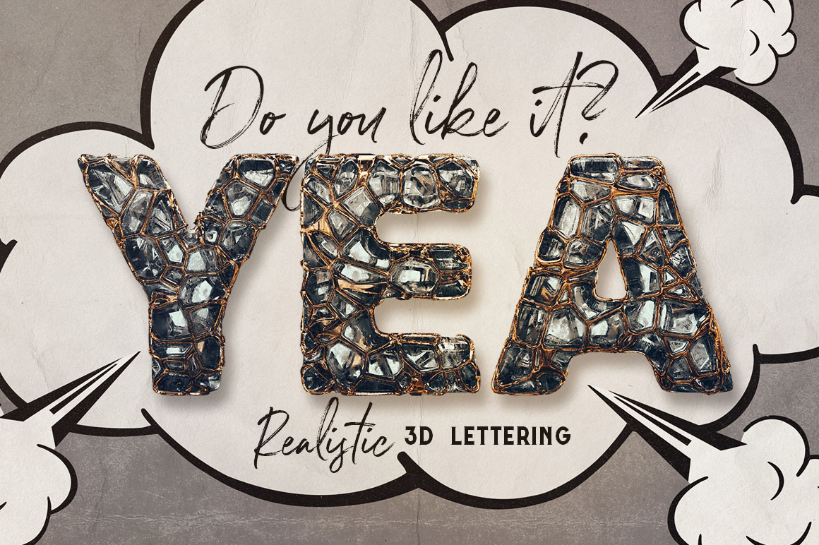 Hulk - 3D Lettering