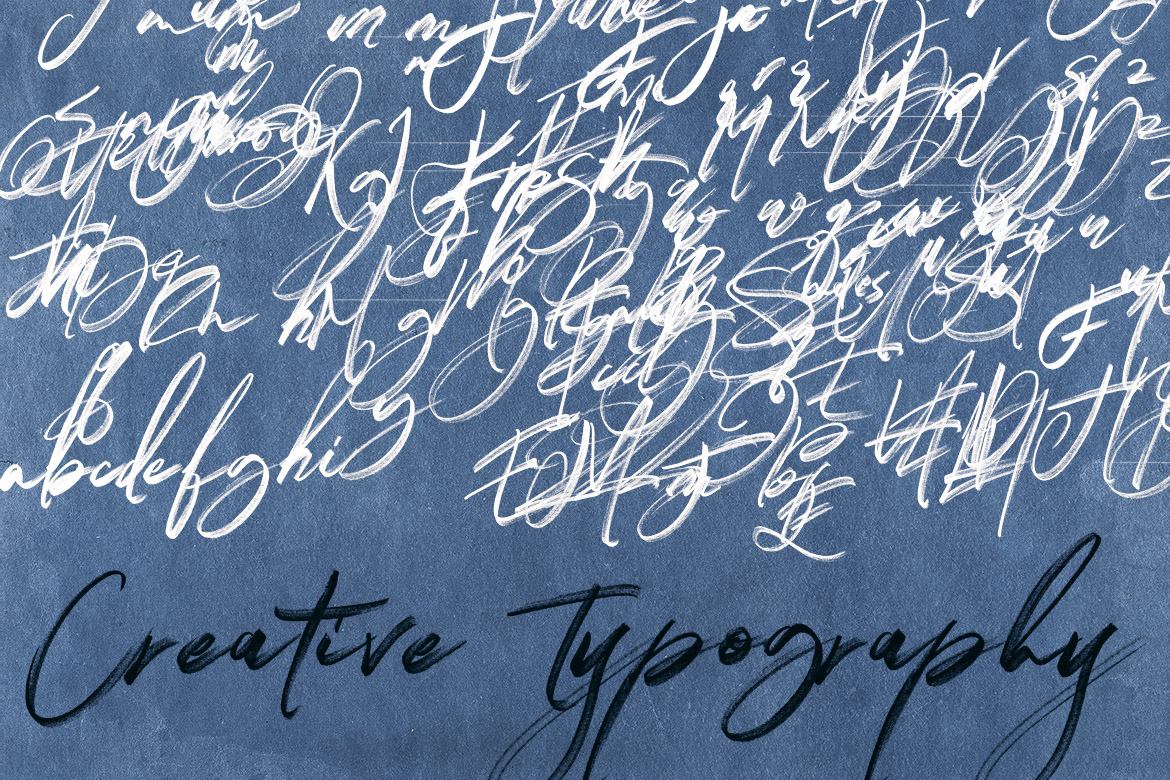 Right Brush - Free Lettering