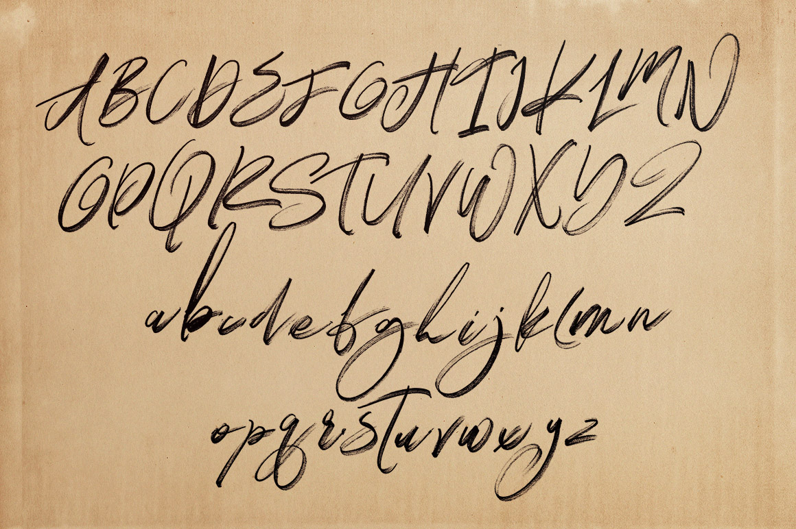 Right Brush - Free Lettering
