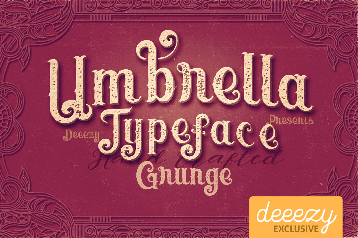 Umbrella Grunge - Free Font