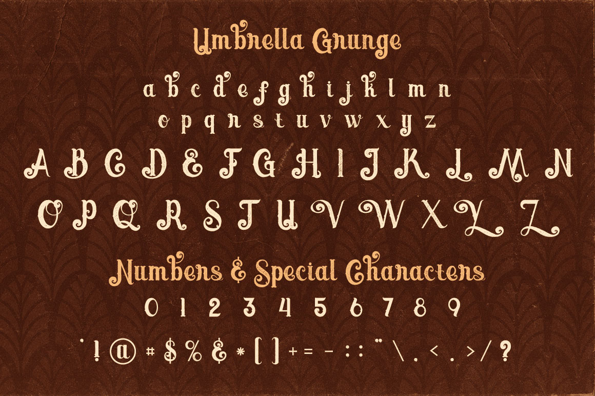 Umbrella Grunge - Free Font