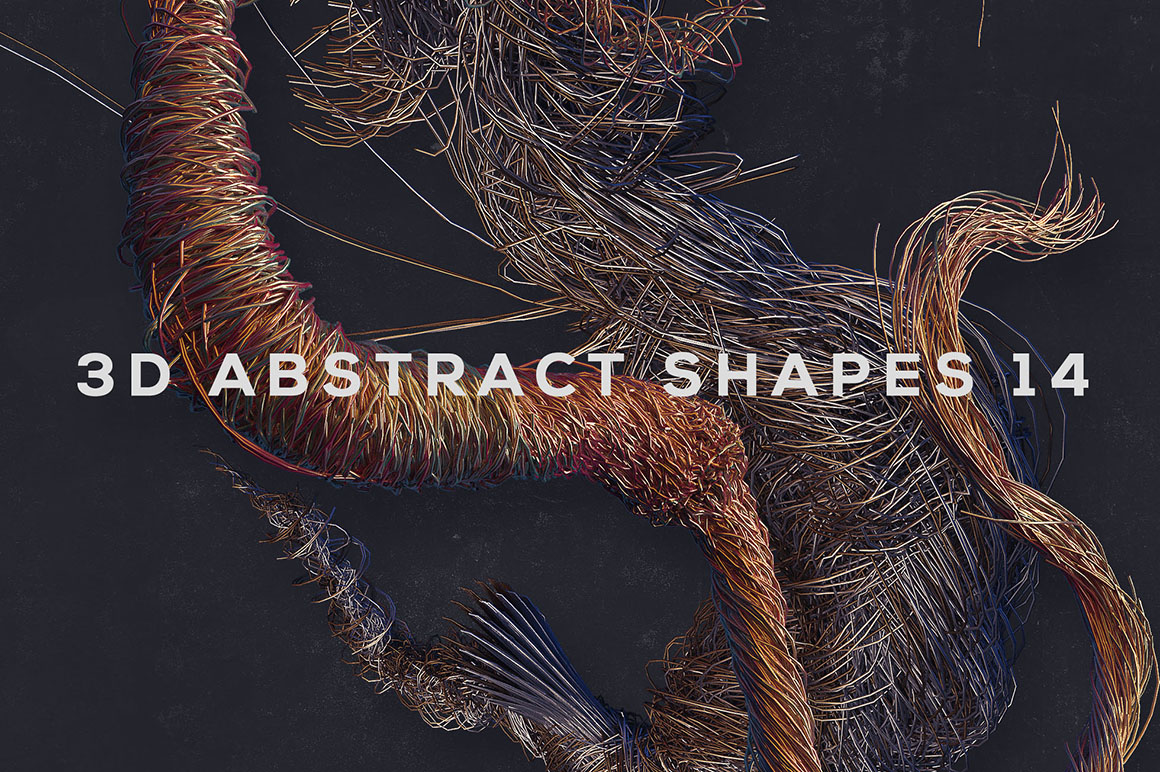 3D Abstract Shapes 14