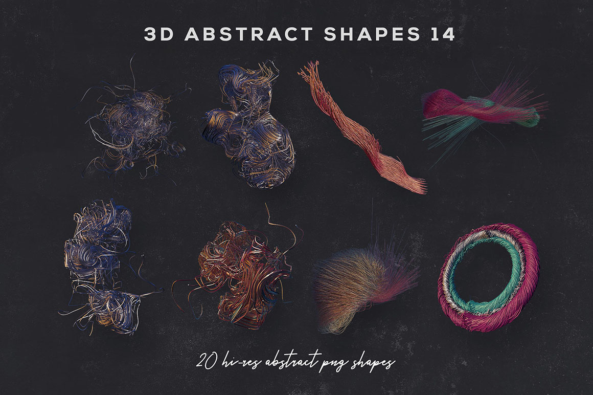 3D Abstract Shapes 14